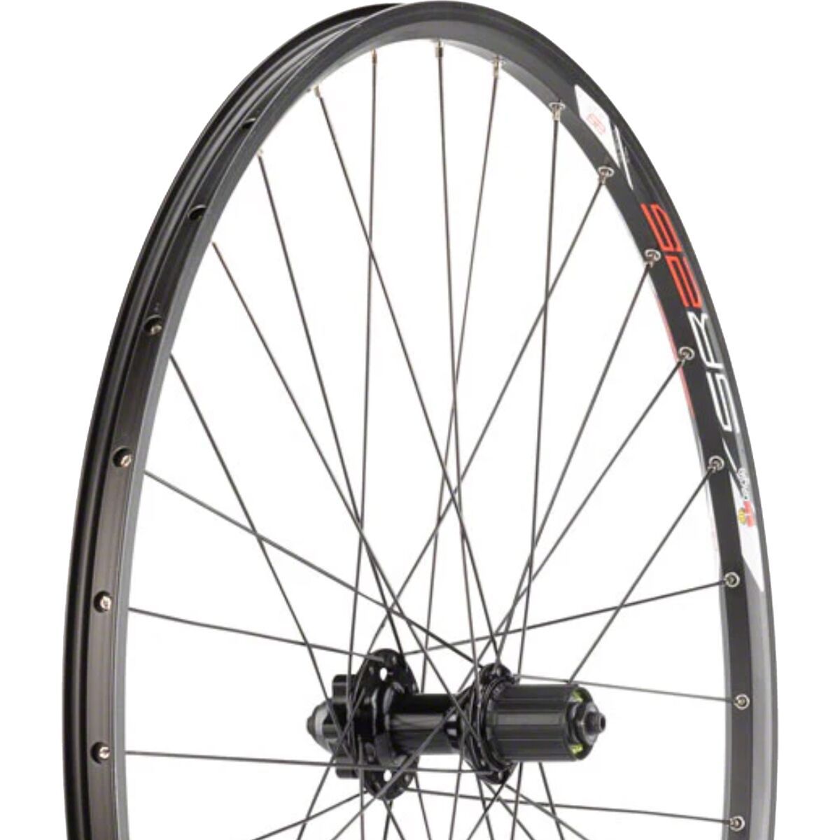 Image of Quality Wheels Value Double Wall Series Disc Rear Rear Wheel One Color, 26in,Qr X 135mm