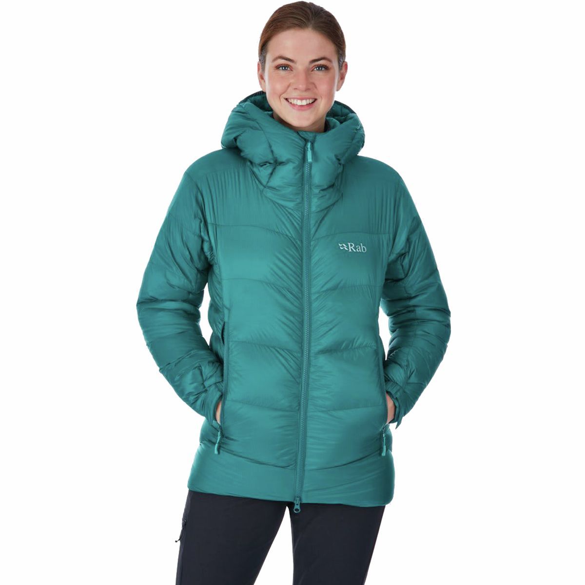 Rab Positron Pro Down Jacket - Women's Atlantis/Seaglass, L