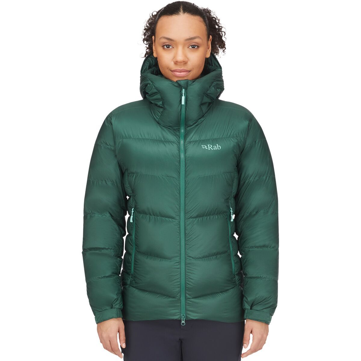 Rab Positron Pro Down Jacket - Women's Green Slate, XL