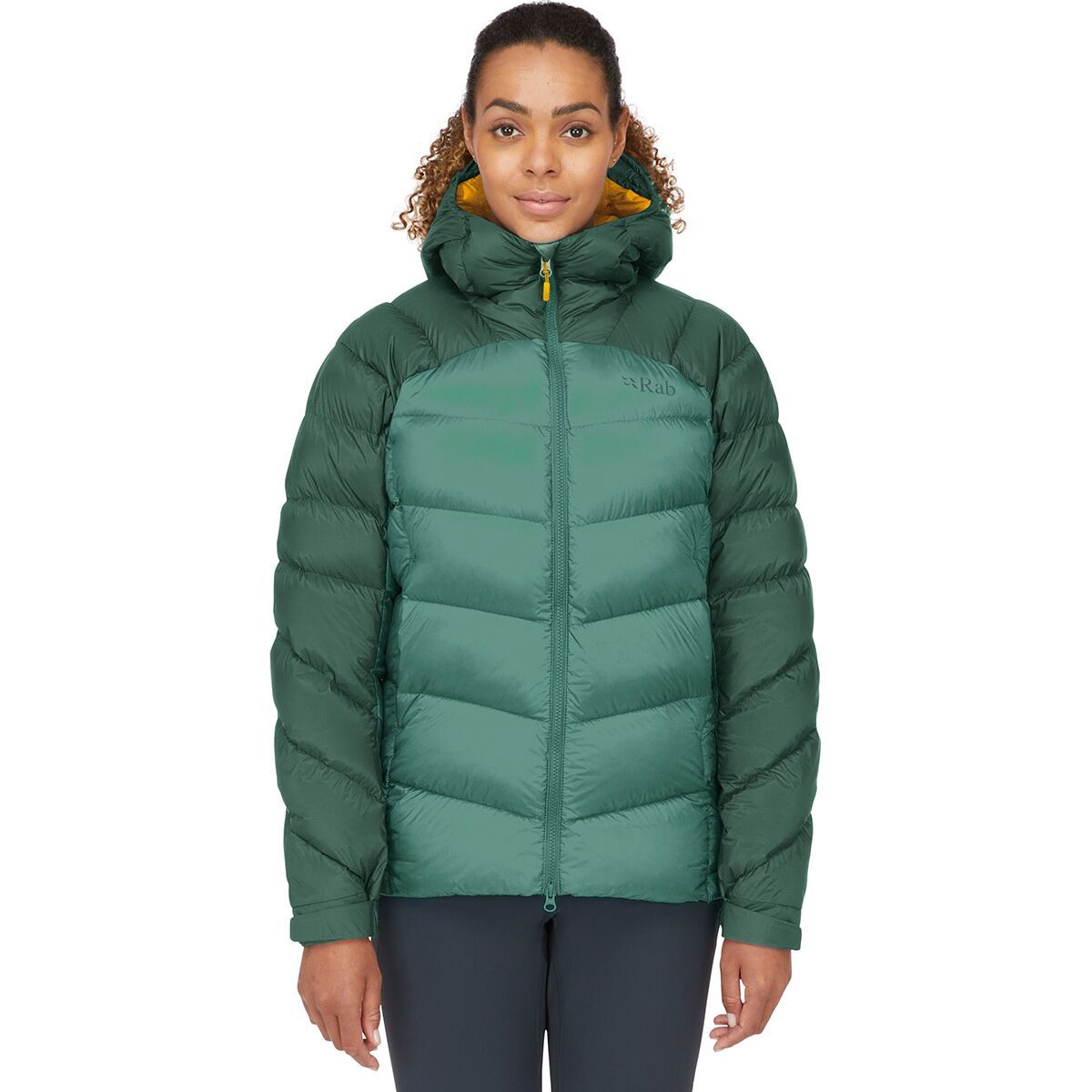Rab Neutrino Pro Down Jacket - Women's Green Slate/Eucalyptus, S