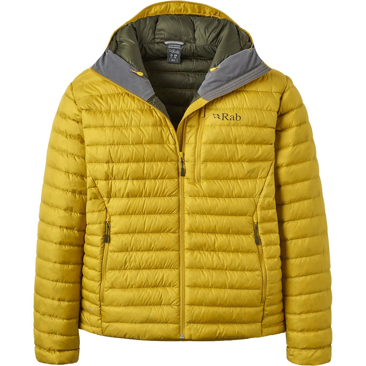 Image of Rab Microlight Alpine Down Jacket - Men's Dark Pollen, S