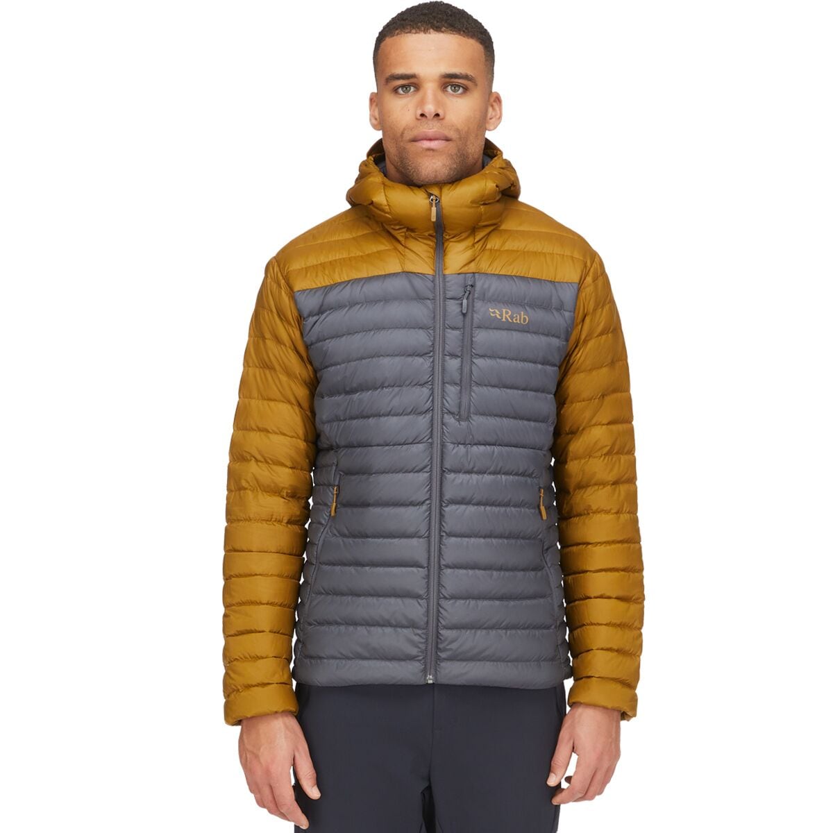 Image of Rab Microlight Alpine Down Jacket - Men's Footprint/Graphene, XL