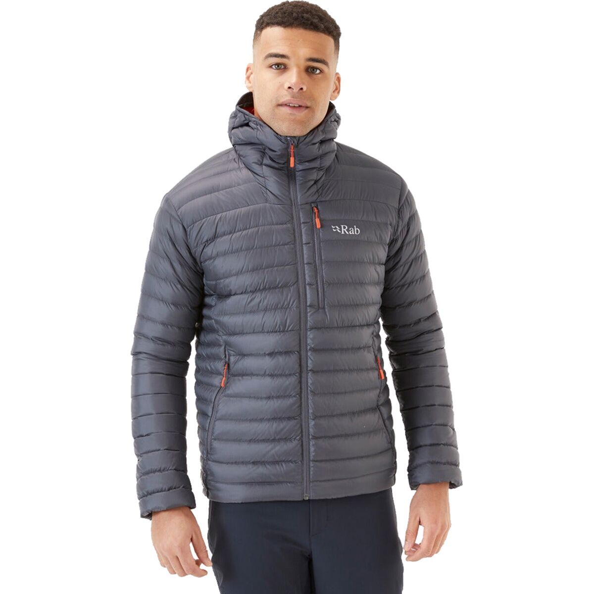 Rab Microlight Alpine Down Jacket - Men's Graphene, XXL