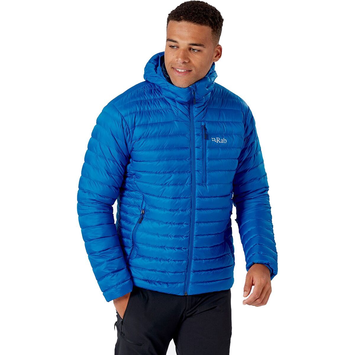 Rab Microlight Alpine Down Jacket - Men's Polar Blue, L