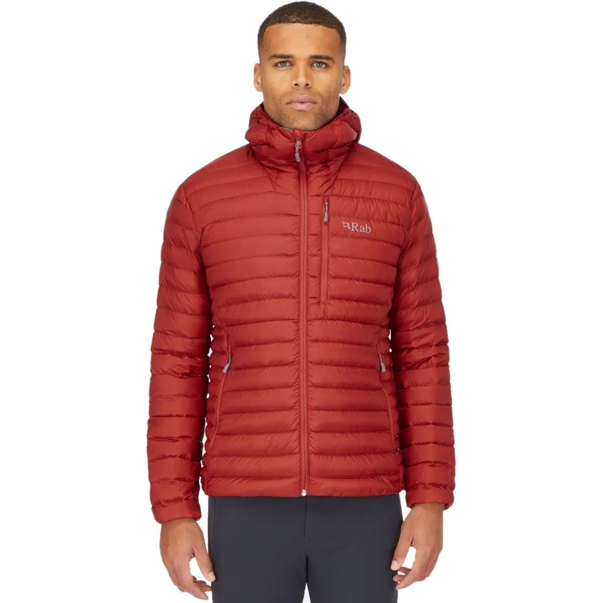 Image of Rab Microlight Alpine Down Jacket - Men's Tuscan Red, S