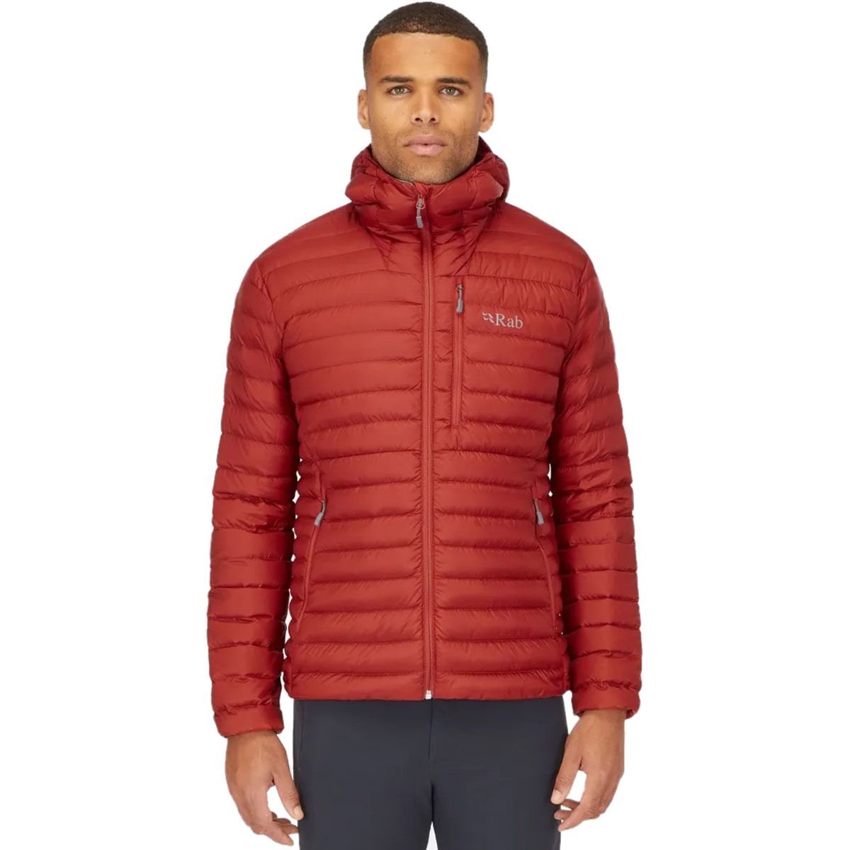Image of Rab Microlight Alpine Down Jacket - Men's Tuscan Red, XXL