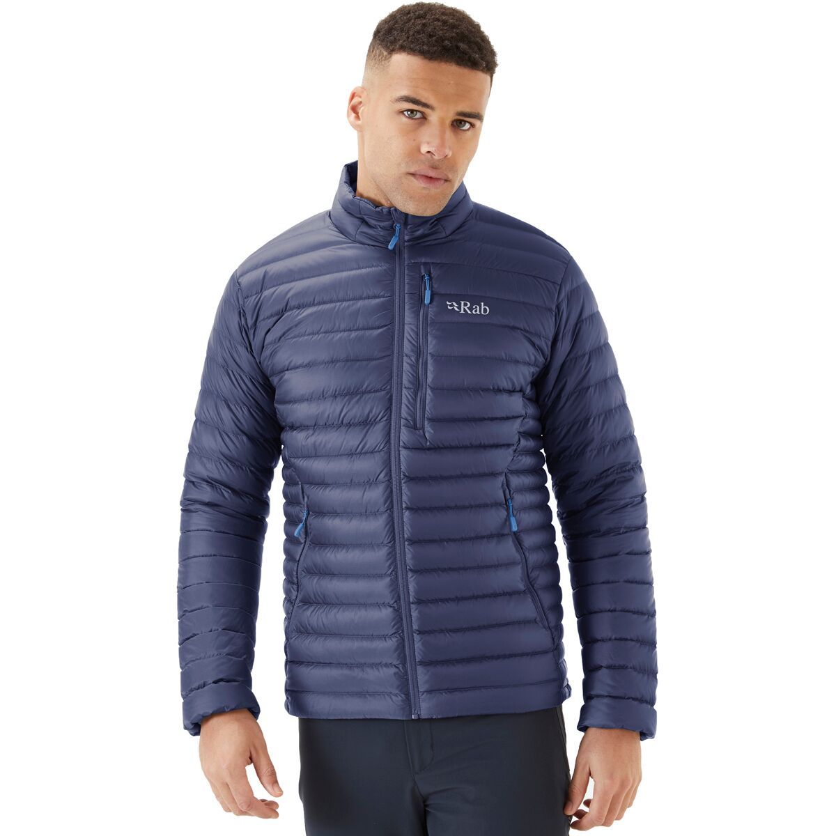 Rab Microlight Down Jacket - Men's Deep Ink/Denim, S