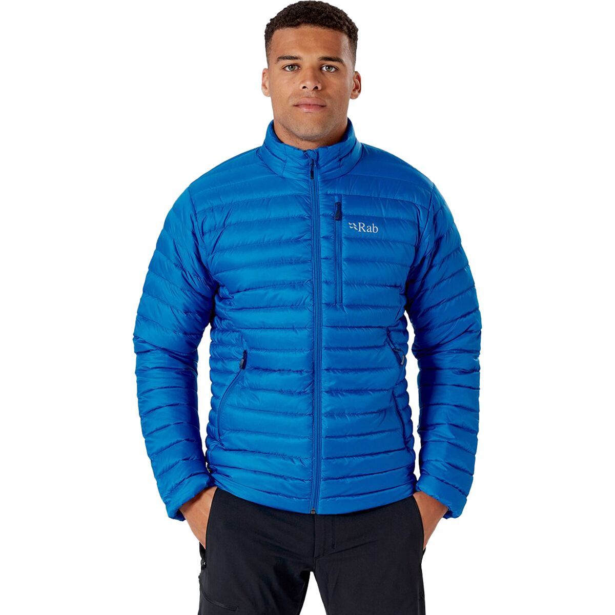 Rab Microlight Down Jacket - Men's Polar Blue, L