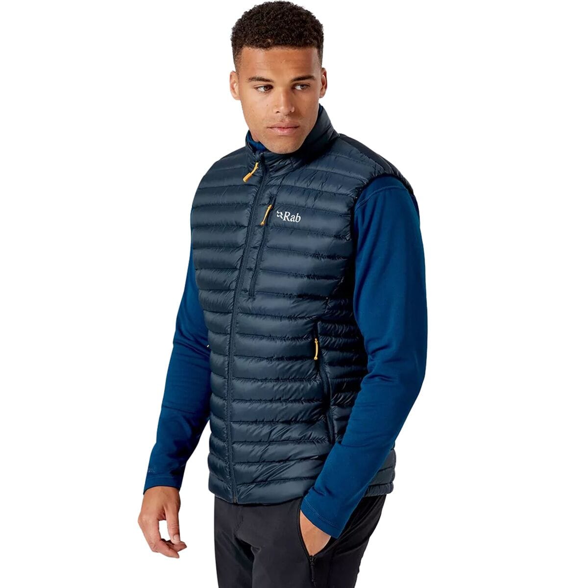 Pre-owned Rab Microlight Vest - Men's In Beluga