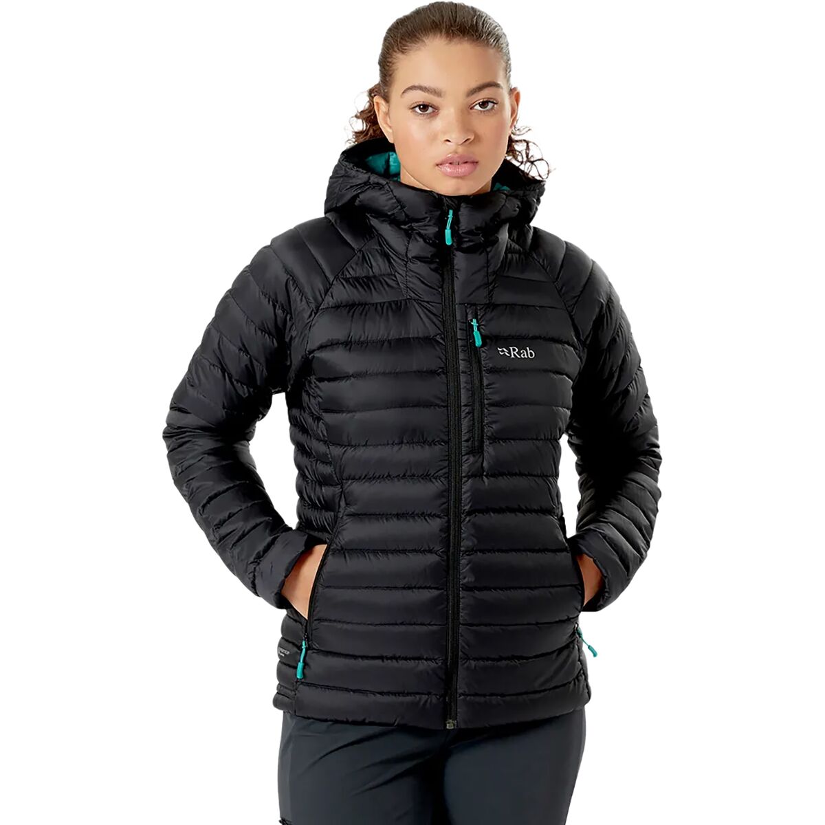 Image of Rab Microlight Alpine Down Jacket - Women's Black, XS