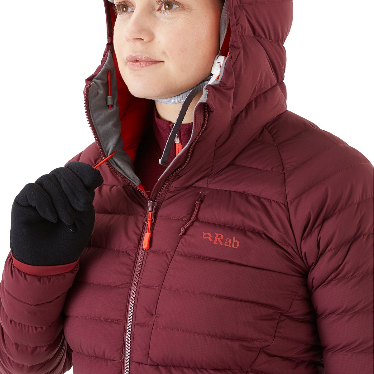 Rab microlight hotsell parka eggplant