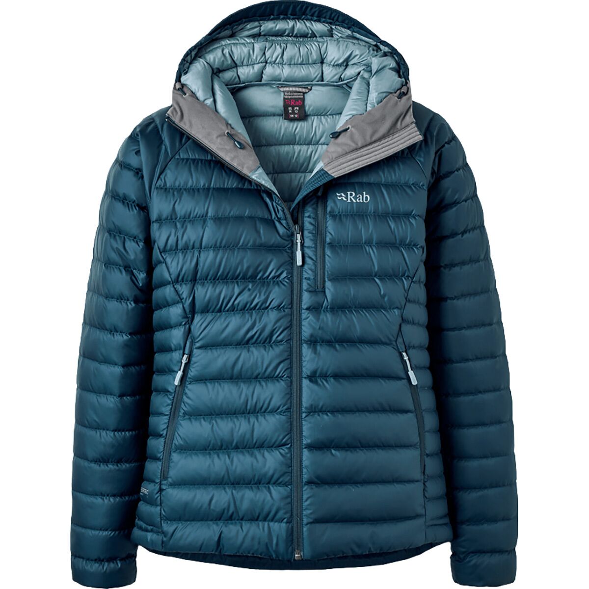 Image of Rab Microlight Alpine Down Jacket - Women's Tempest Blue, XXL