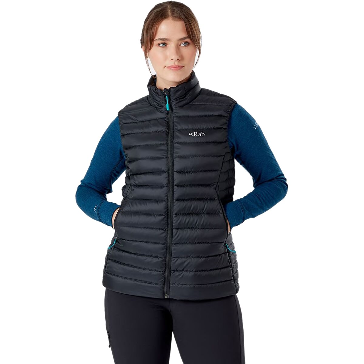 Image of Rab Microlight Down Vest - Women's Black, XL