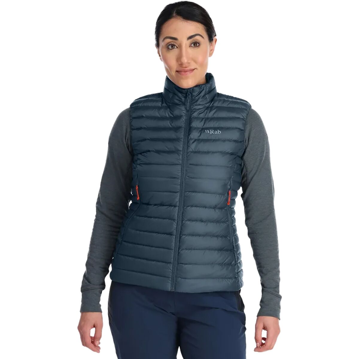 Image of Rab Microlight Down Vest - Women's Orion Blue, XL