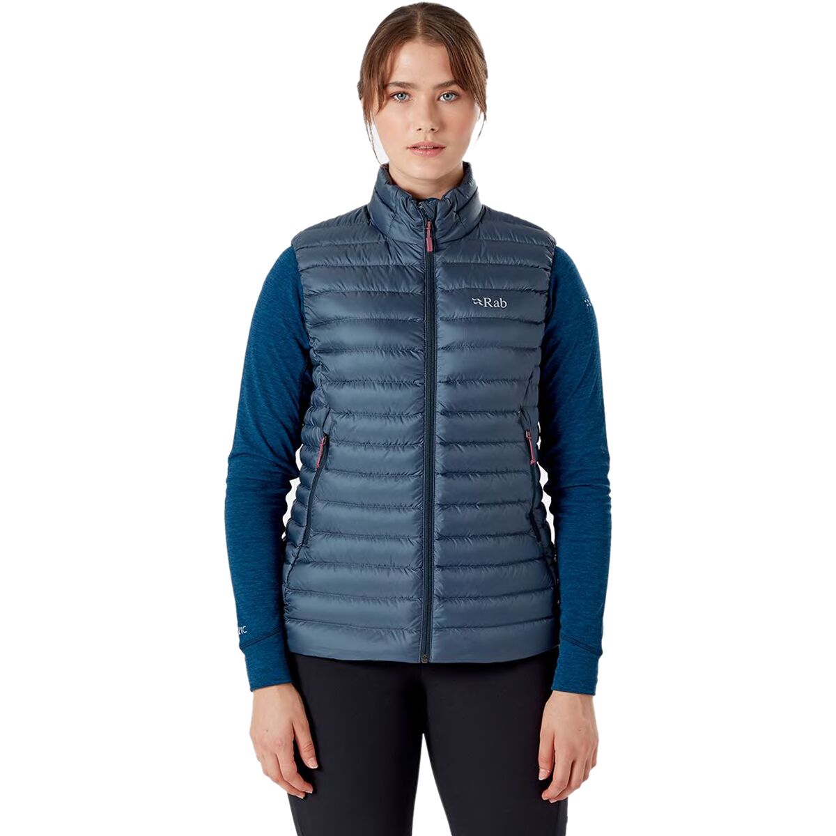 Image of Rab Microlight Down Vest - Women's Steel, XL