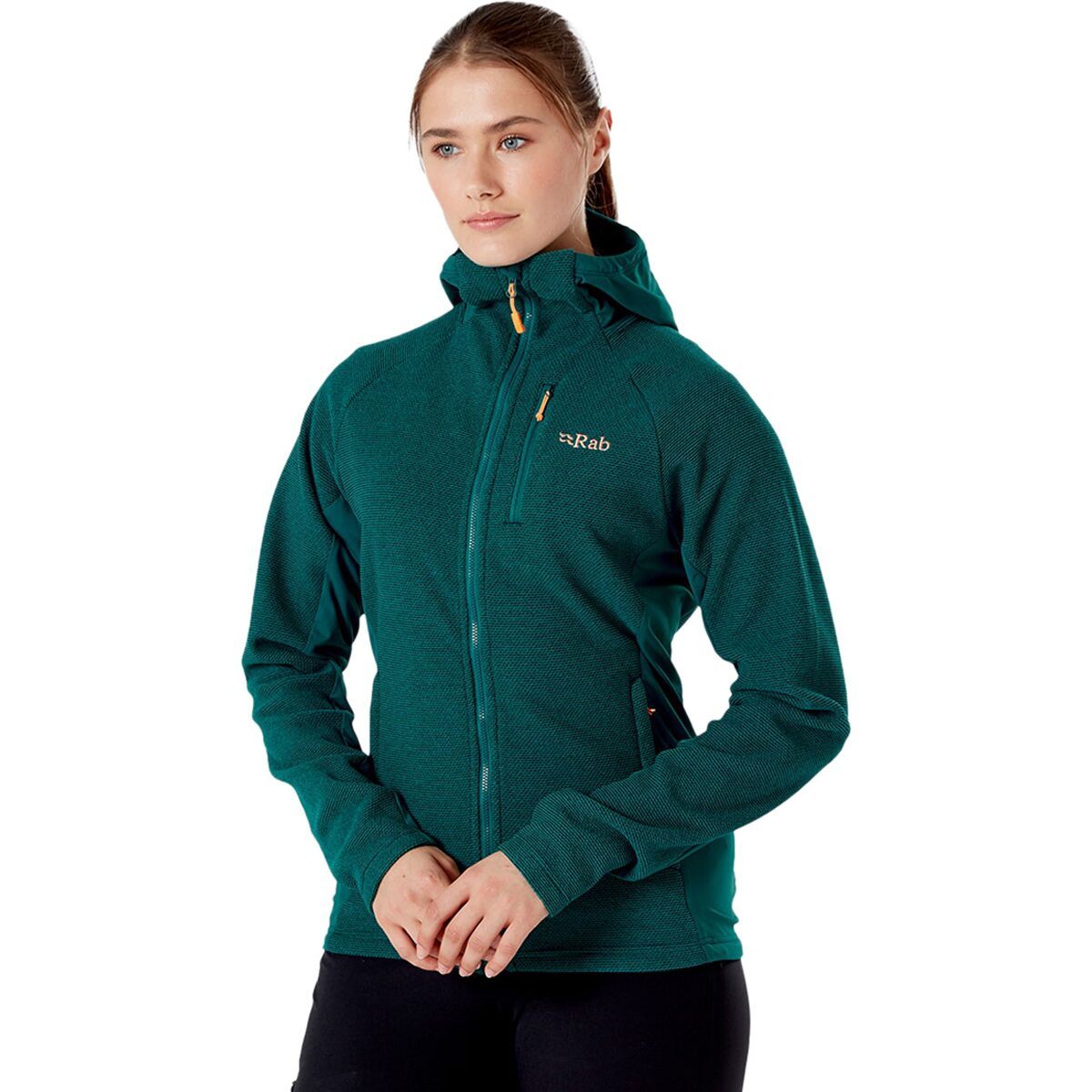 Rab Capacitor Hooded Fleece Jacket - Women's Atlantis, M