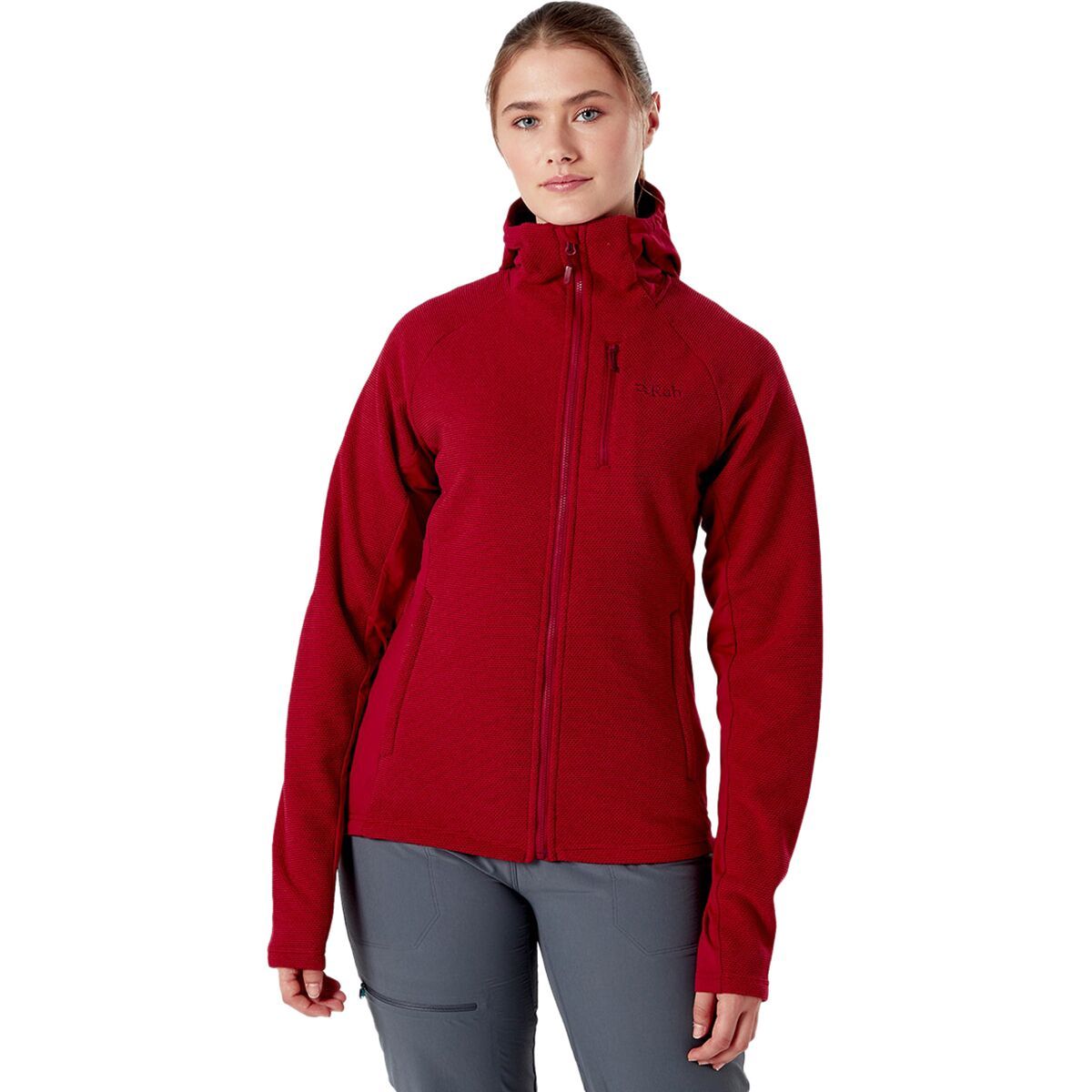 Rab Capacitor Hooded Fleece Jacket - Women's Crimson, S