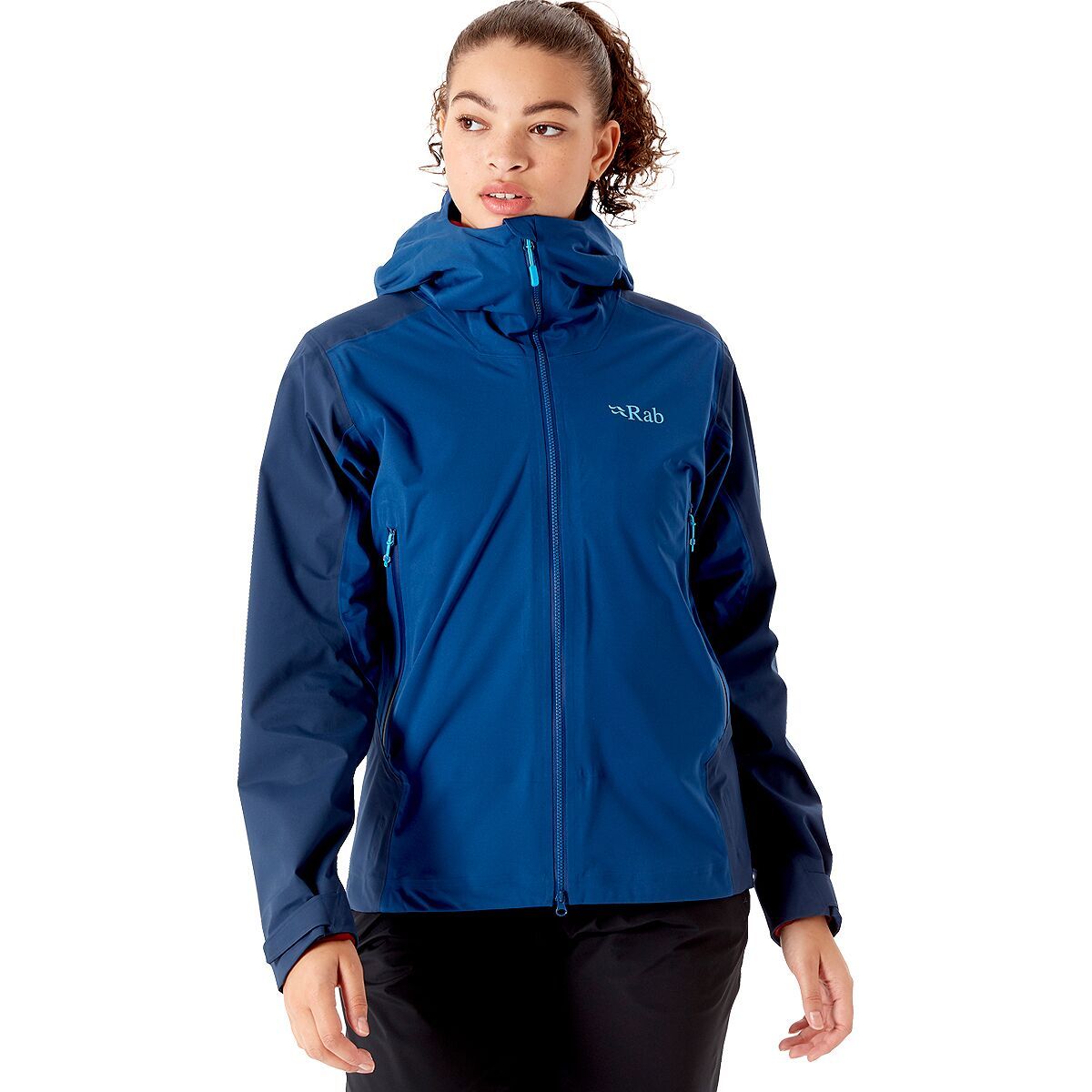 Rab Kinetic Alpine 2.0 Waterproof Jacket - Women's Nightfall Blue, M