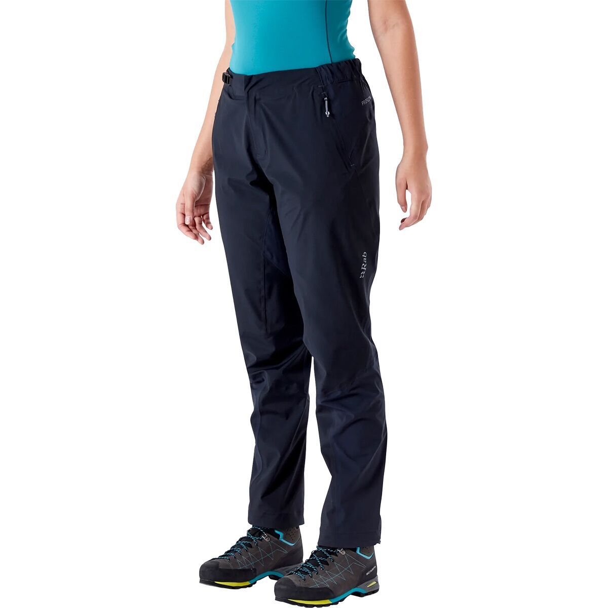 Rab Kinetic Alpine 2.0 Pant - Women's Black, M/Short
