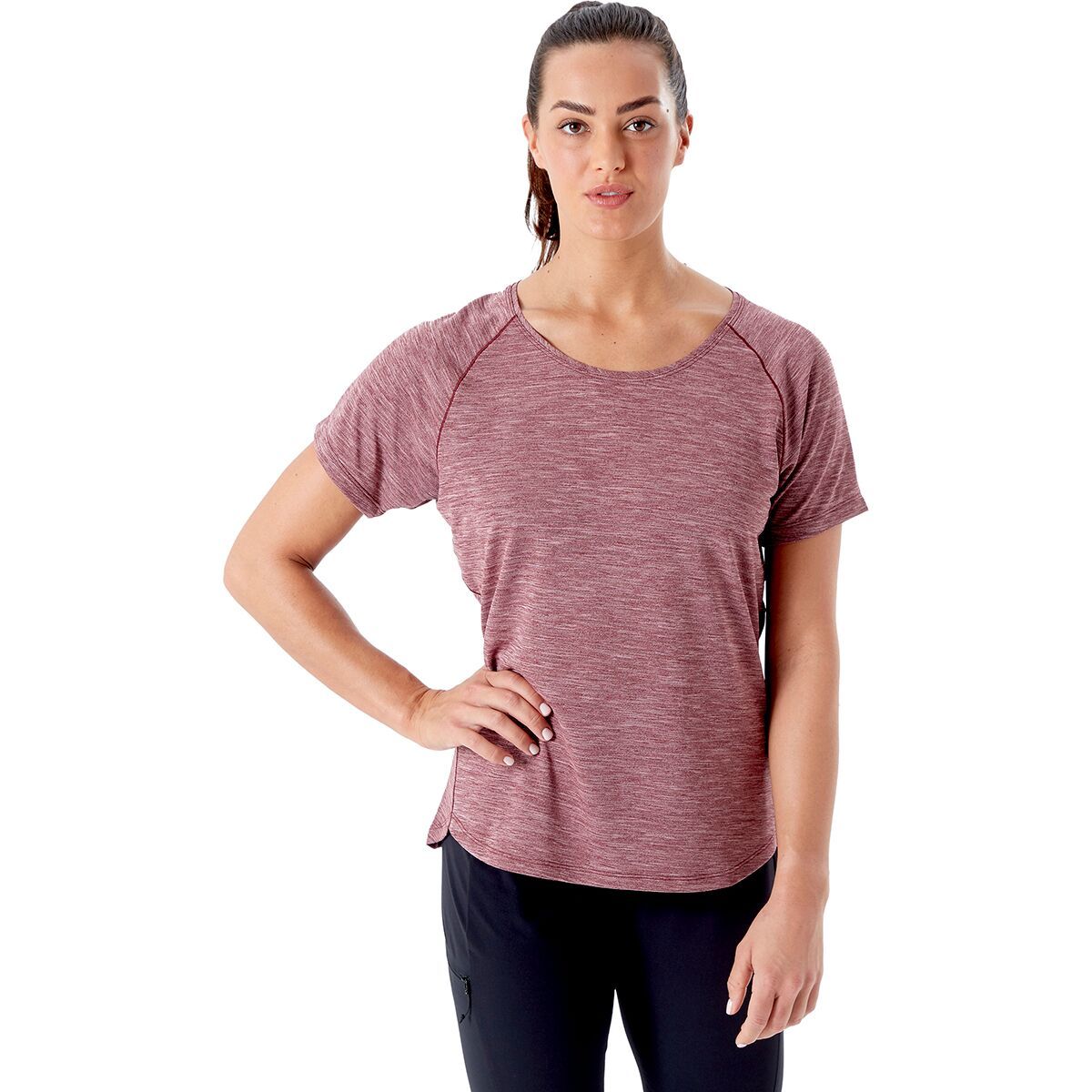 Image of Rab Wisp T-Shirt - Women's Deep Heather Marl, XL