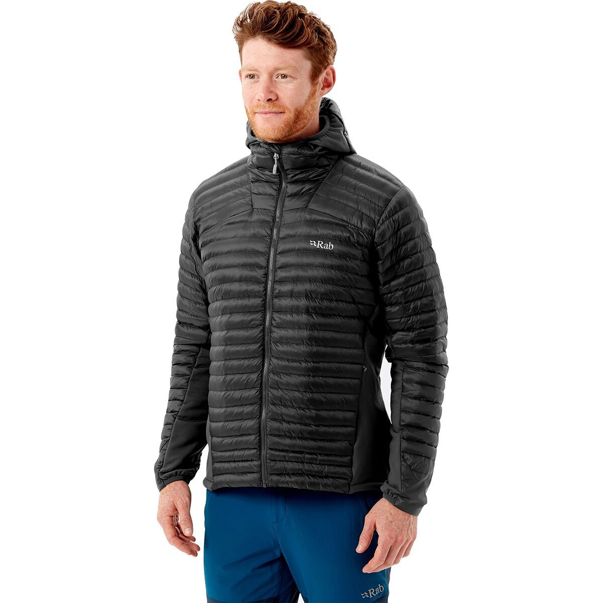 Rab Cirrus Flex 2.0 Hooded Jacket - Men's Black, L