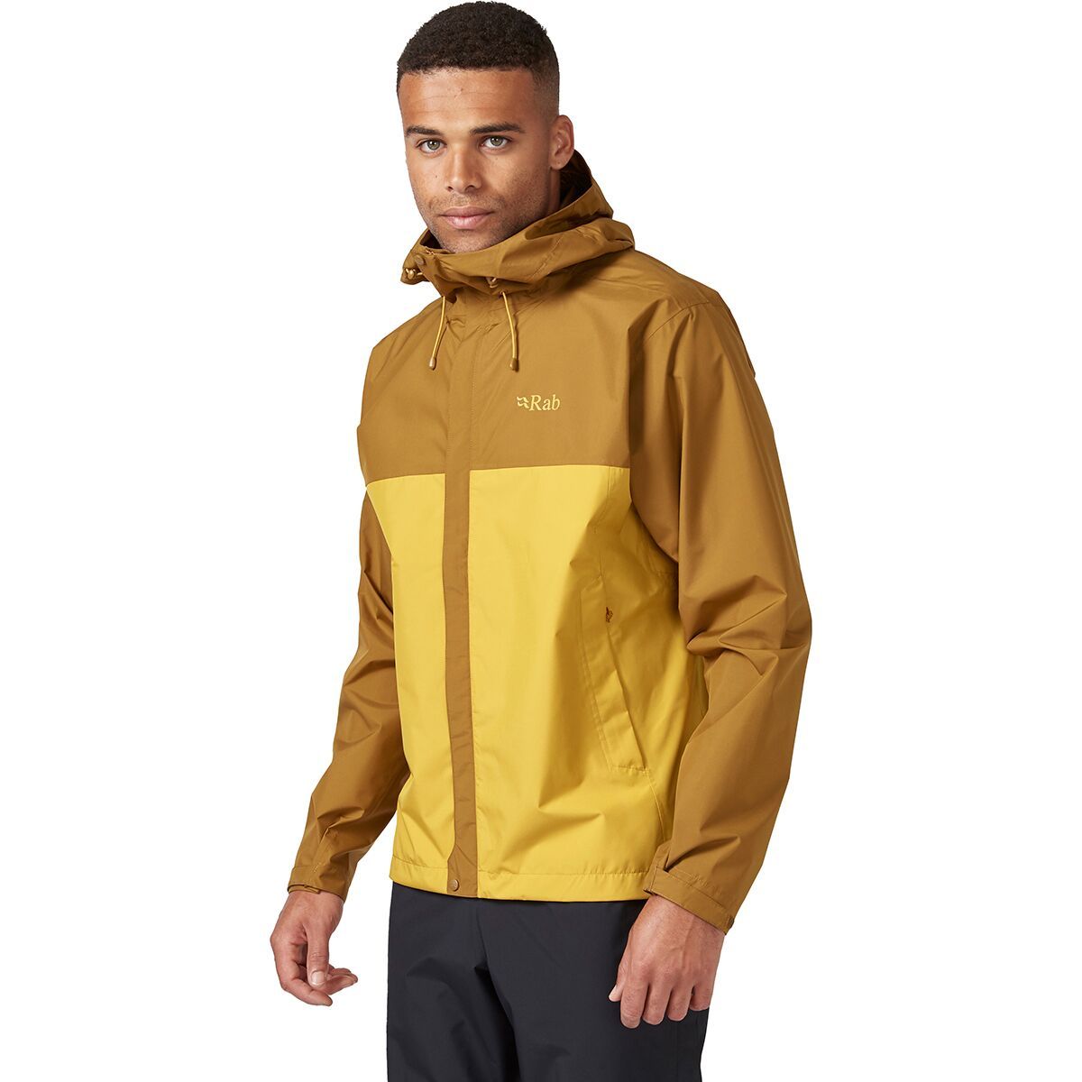 Rab Downpour Eco Jacket - Men's Footprint/Sahara, XXL