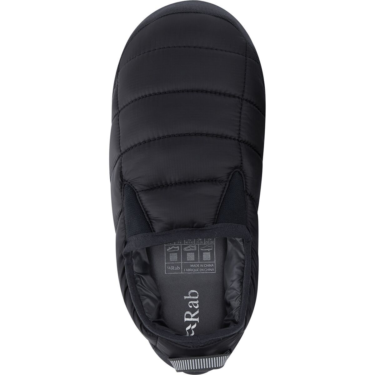 Image of Rab Down Hut Slipper Black, XS
