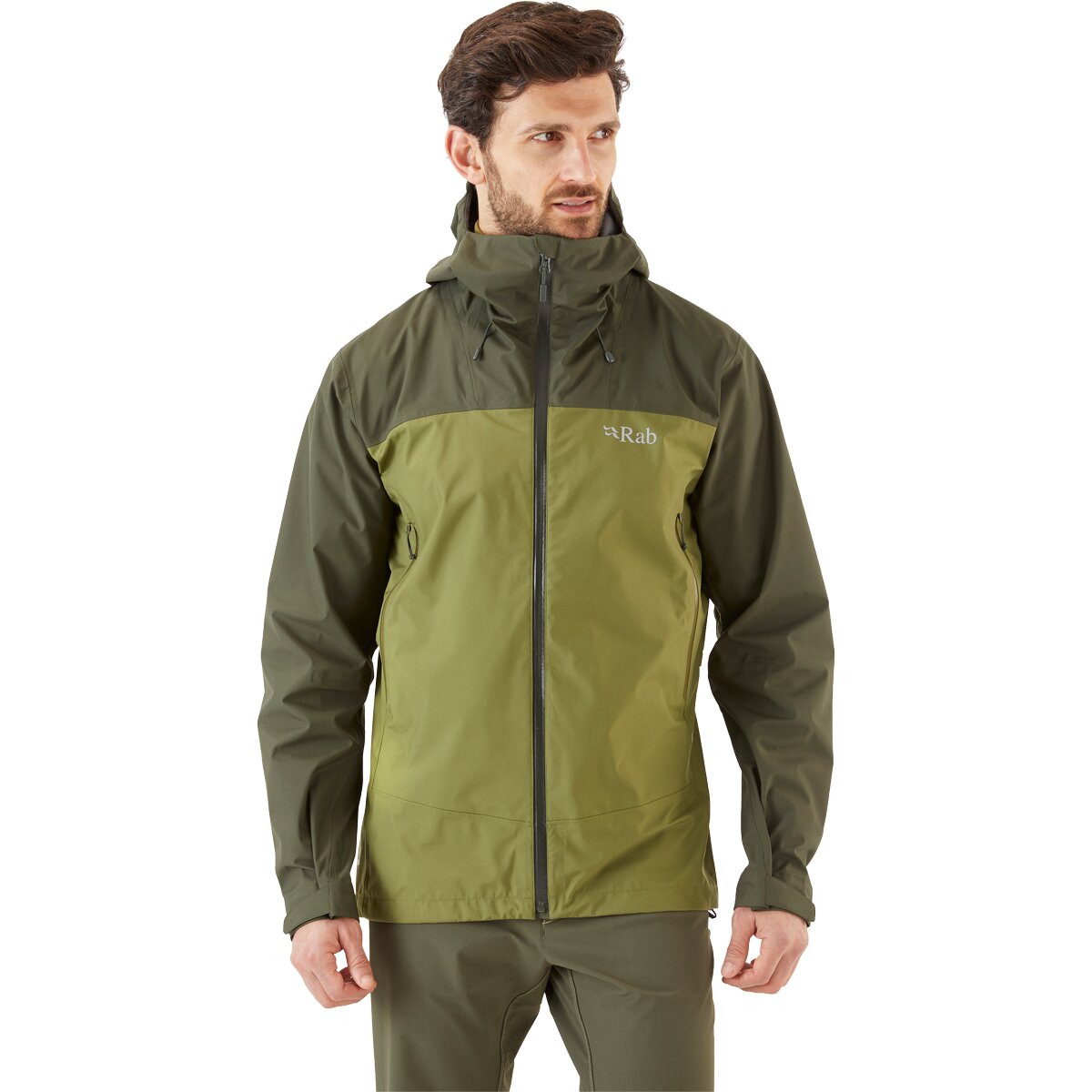Image of Rab Arc Eco Jacket - Men's Army/Chlorite Green, XL