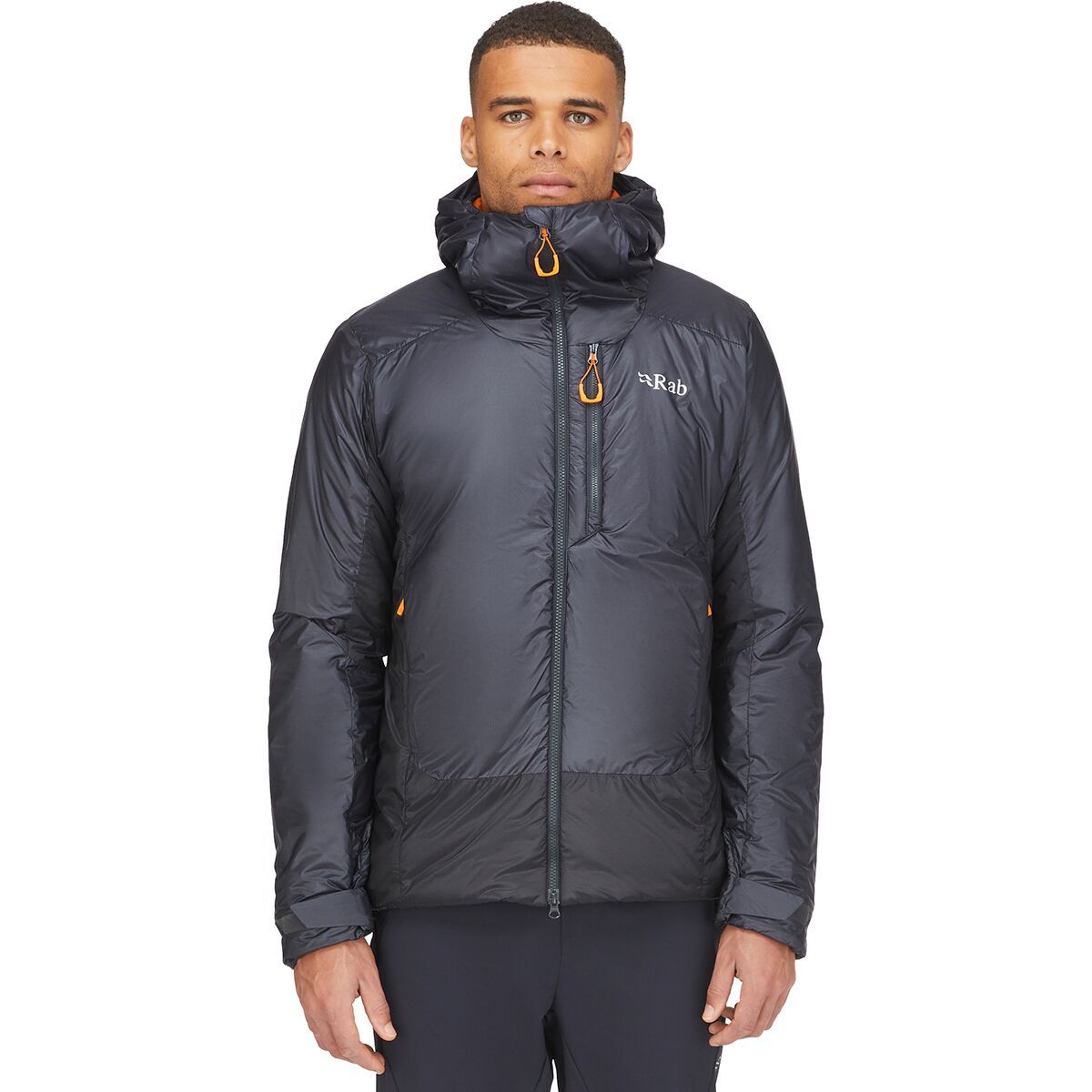 Image of Rab Generator Alpine Jacket - Men's Anthracite (Marmalade), S