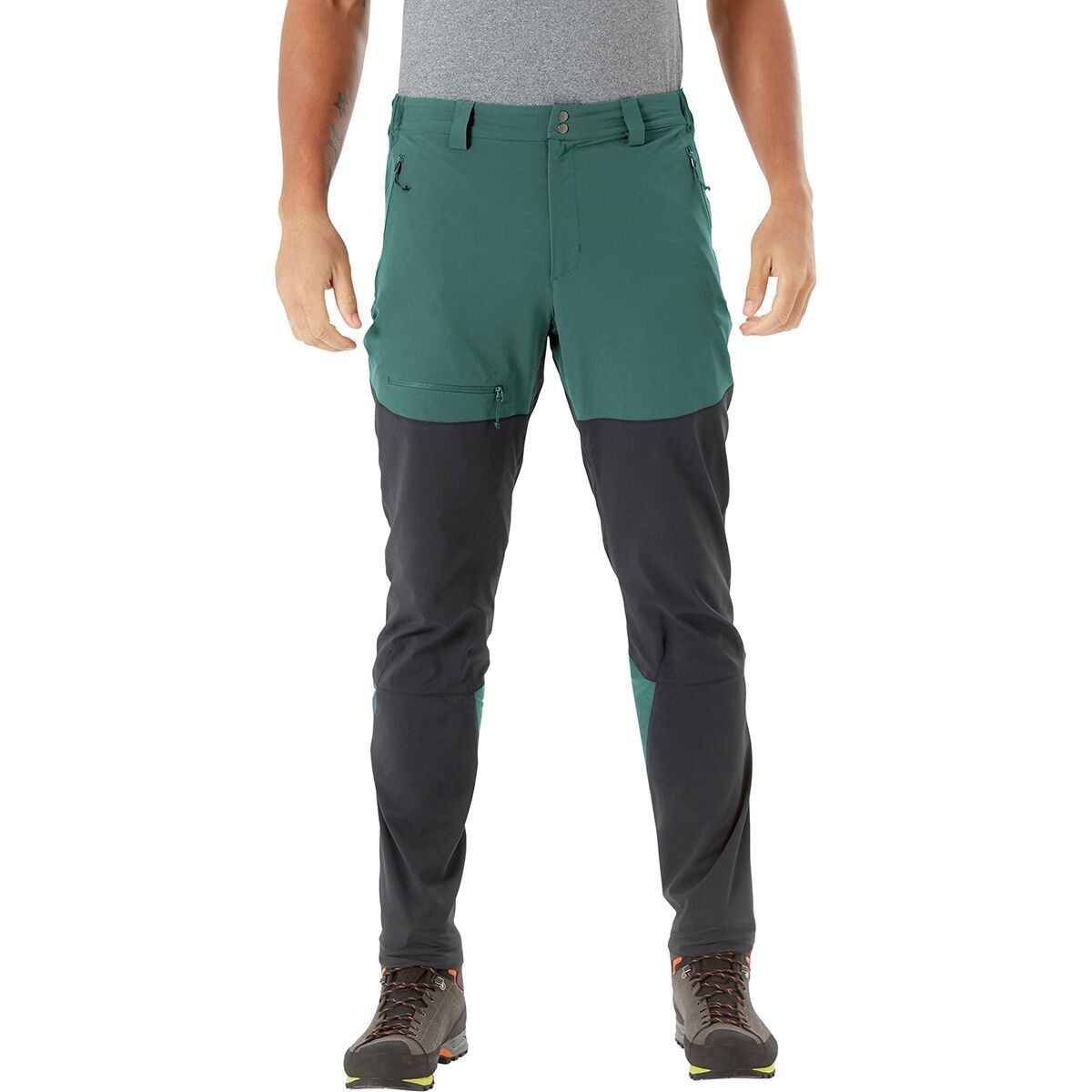 Rab Torque Mountain Pant - Men's Pine/Beluga, L/Reg