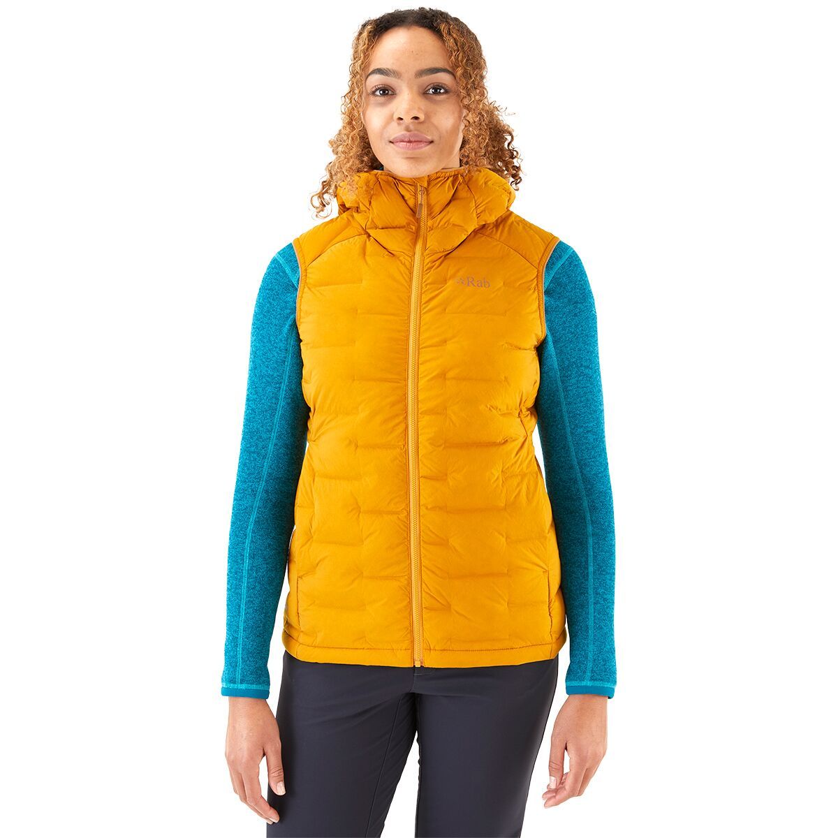Rab Cubit Stretch Down Vest - Women's Dark Butternut, XS