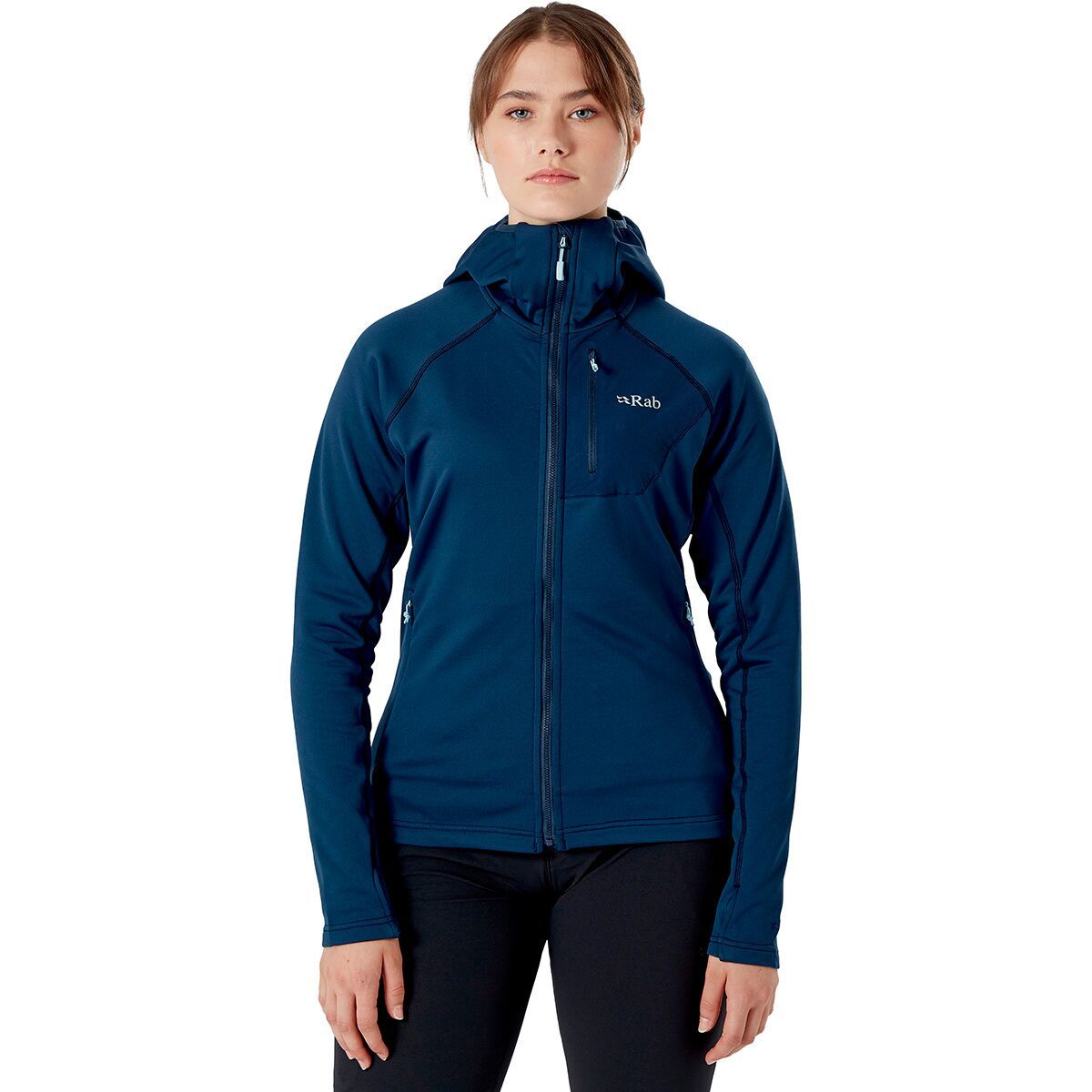 Rab Superflux Full-Zip Hooded Jacket - Women's Deep Ink/Deep Ink, XL