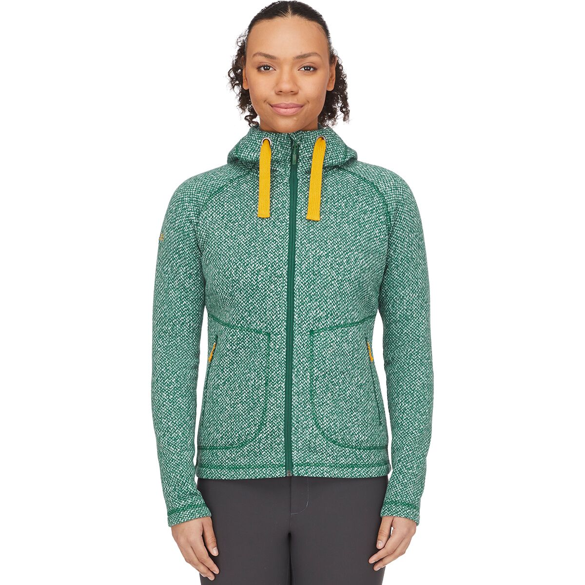 Image of Rab Amy Hoodie - Women's Green Slate, M