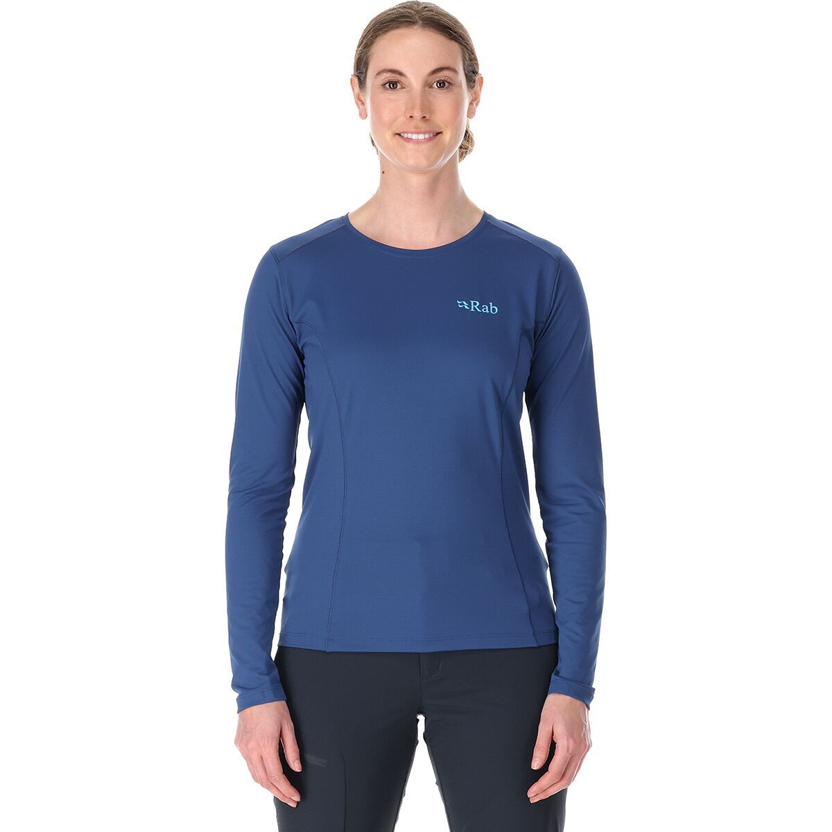 Rab Force Long-Sleeve T-Shirt - Women's Nightfall Blue, S