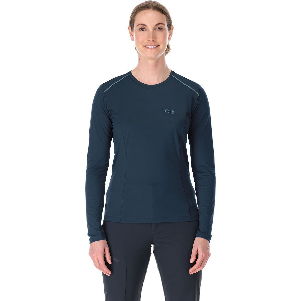 Image of Rab Force Long-Sleeve T-Shirt - Women's Tempest Blue, XS