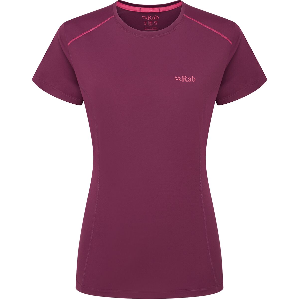 Image of Rab Force Short-Sleeve T-Shirt - Women's Mulberry, XL