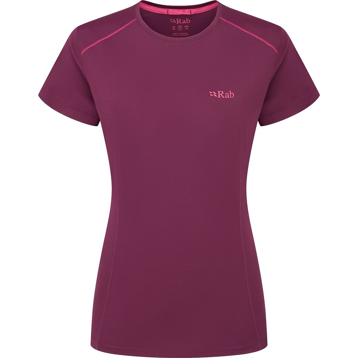 Image of Rab Force Short-Sleeve T-Shirt - Women's Mulberry, XL