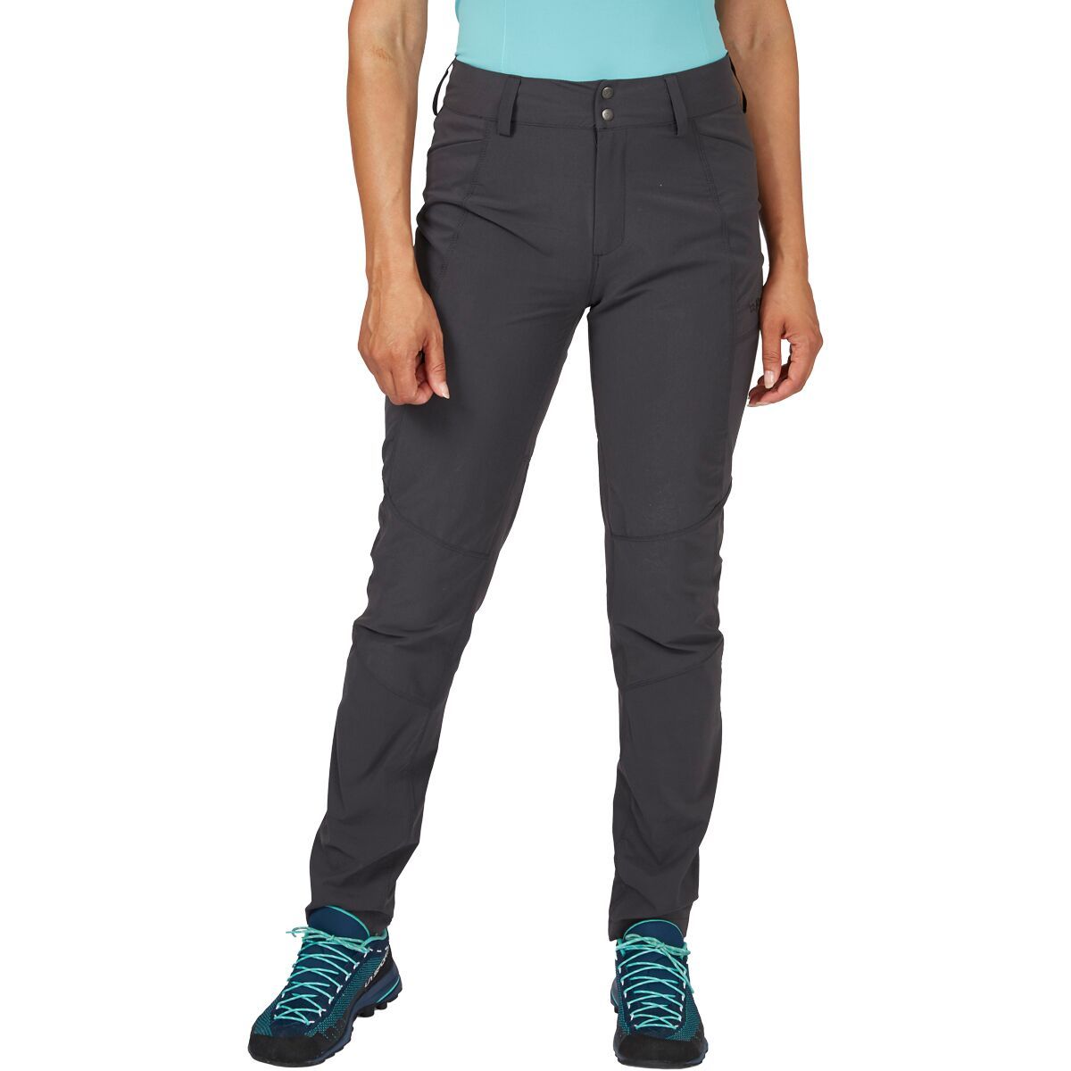 Image of Rab Incline Light Pant - Women's Anthracite, S/Reg