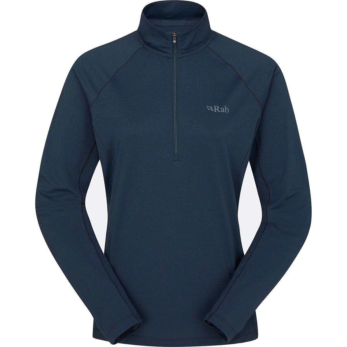 Image of Rab Sonic Long-Sleeve Zip T-Shirt - Women's Tempest Blue, XL
