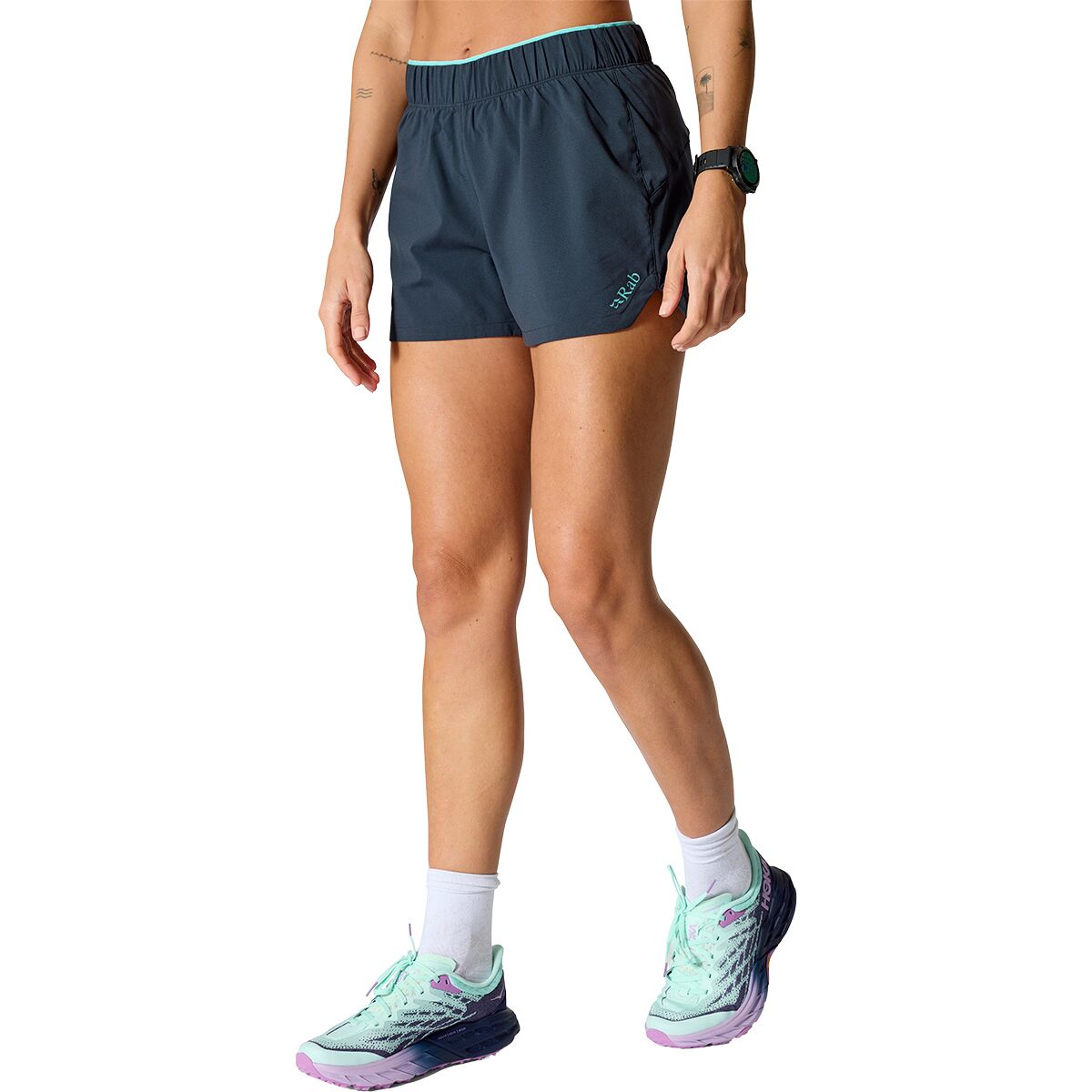 Image of Rab Talus 4in Active Short - Women's Tempest Blue, XS