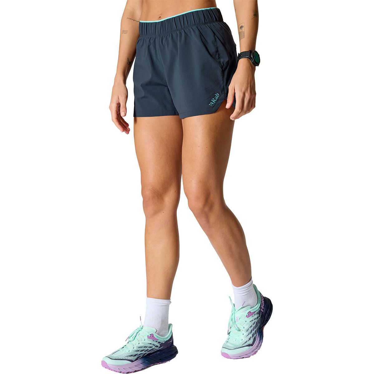 Image of Rab Talus 4in Active Short - Women's Tempest Blue, L