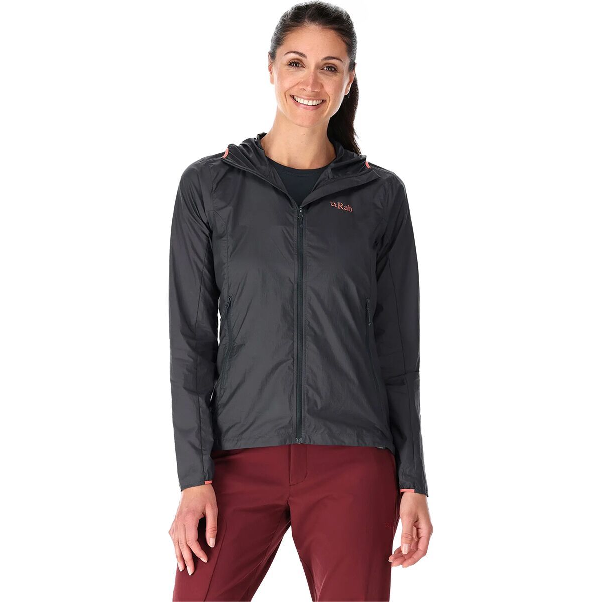 Image of Rab Vital Hooded Windshell - Women's Graphene, XL