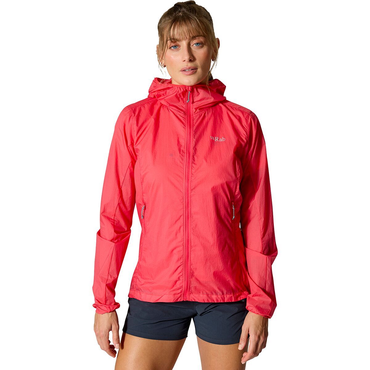 Image of Rab Vital Hooded Windshell - Women's Hibiscus, XL