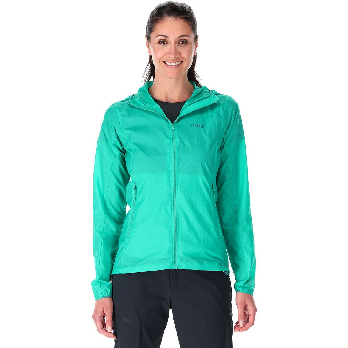 Rab Vital Hooded Windshell - Women's Peacock Green, L
