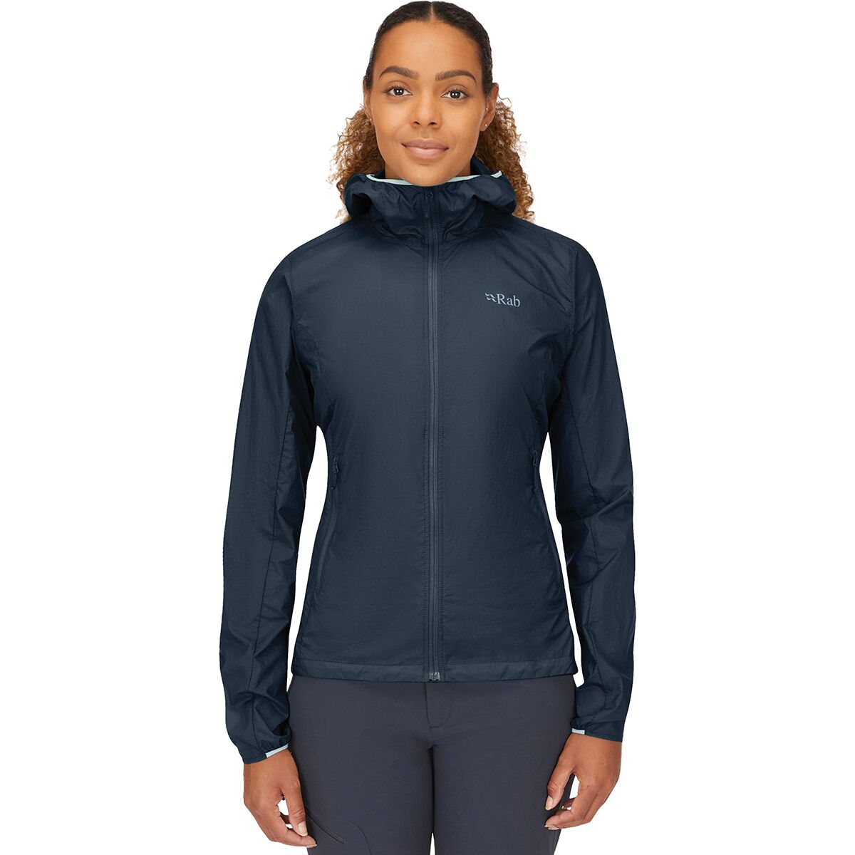 Image of Rab Vital Hooded Windshell - Women's Tempest Blue, L