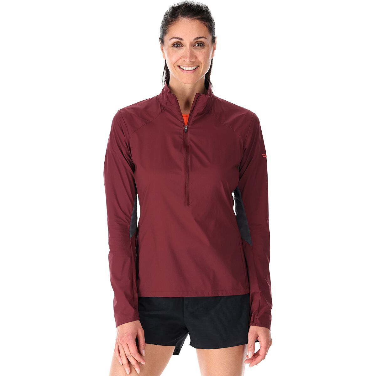 Rab Windveil Pull-On Jacket - Women's Deep Heather/Graphene, M