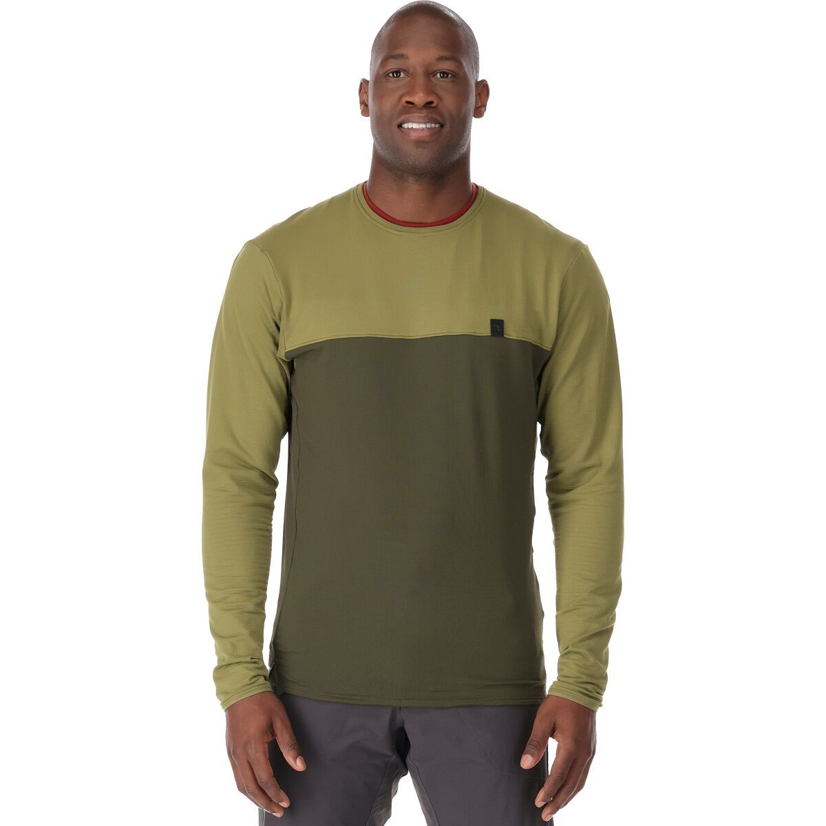 Rab Dihedral Crew Shirt - Men's Chlorite Green/Army, M