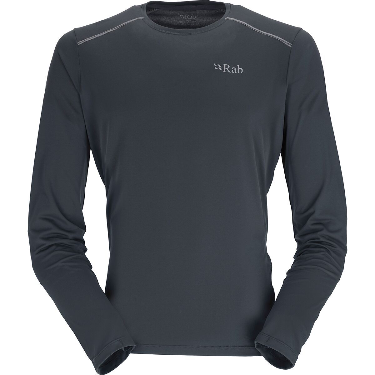 Image of Rab Force Long-Sleeve T-Shirt - Men's Beluga, XXL