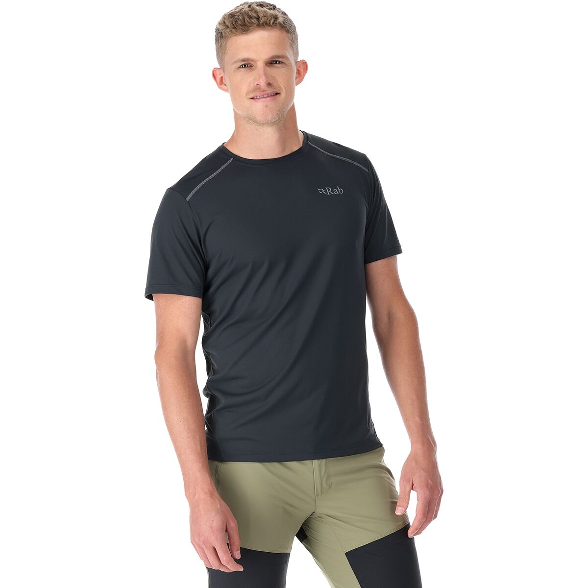 Image of Rab Force Short-Sleeve T-Shirt - Men's Beluga, S