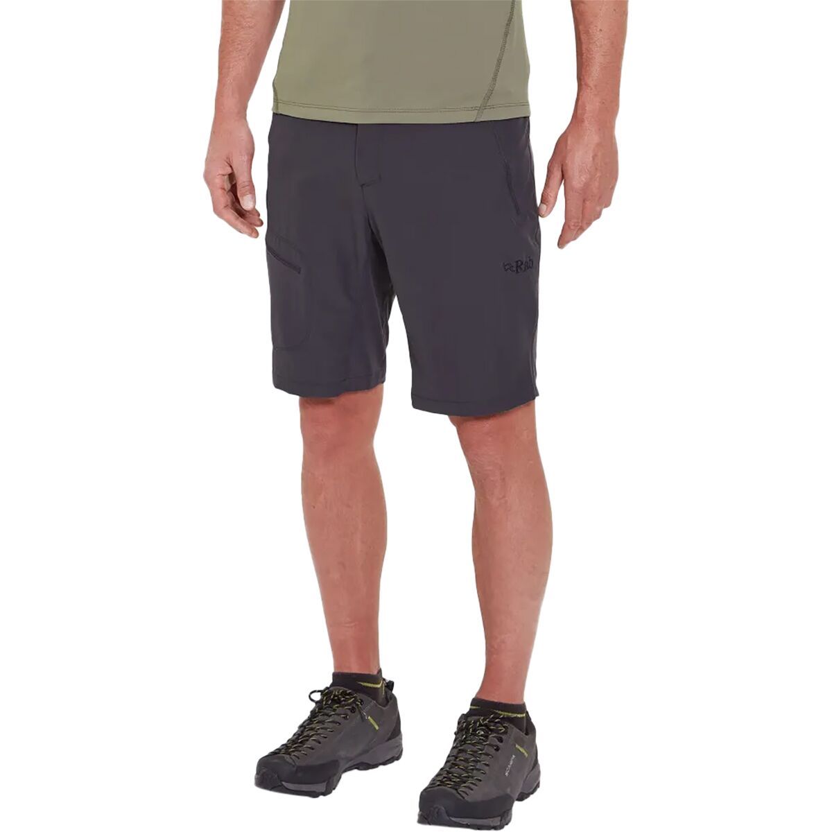 Image of Rab Incline Light 10in Short - Men's Anthracite, 36